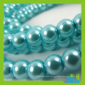 Wholesale faux pearls glass round pearls beads strung